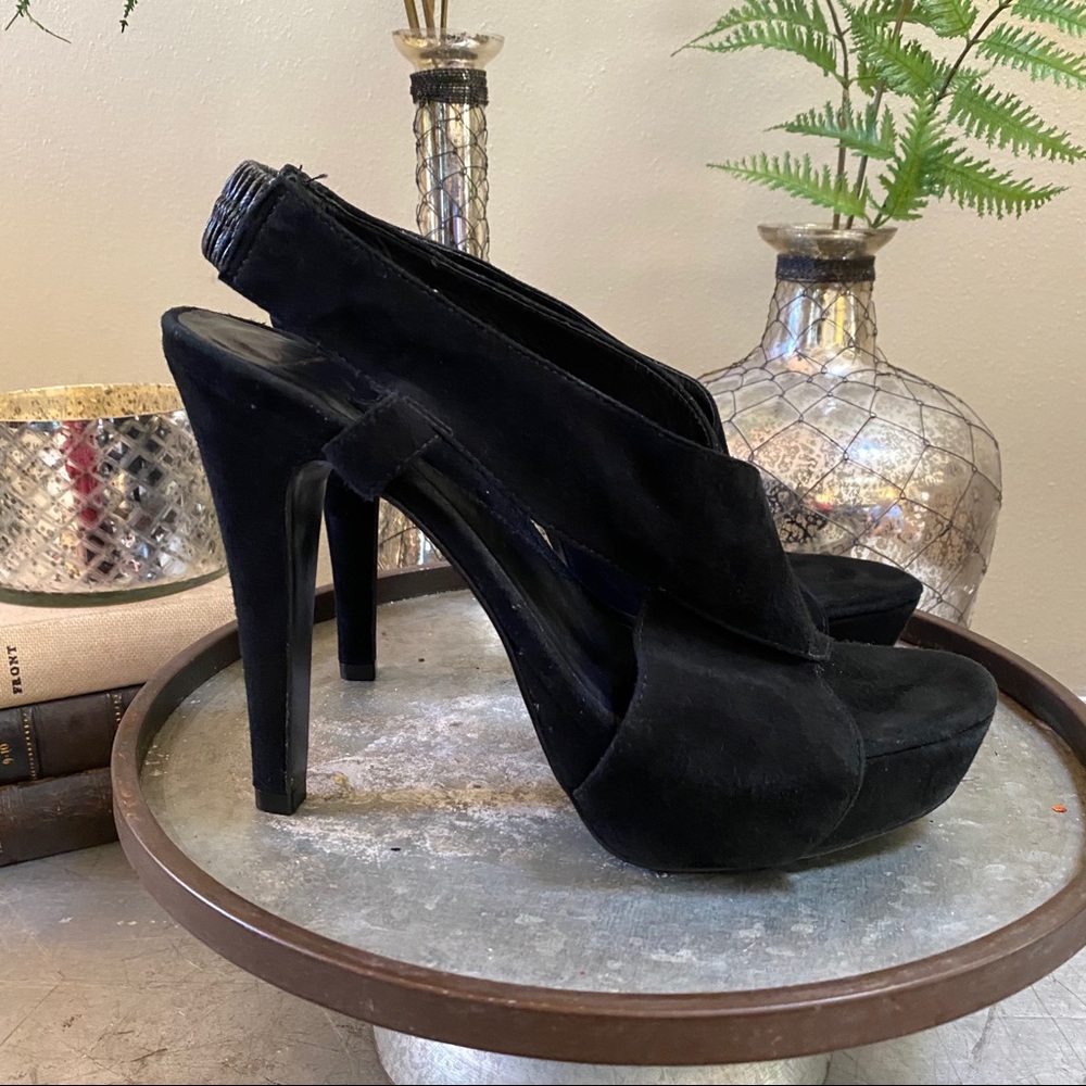 Diane von Furstenberg Zia Suede Platform Sandals